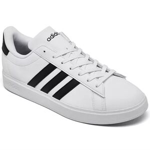 Adidas Grand Court 2.0 Classic White with Black Stripes Sneakers